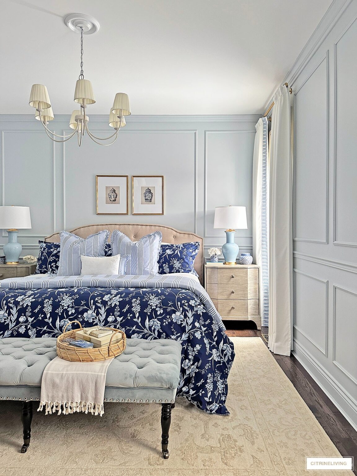 Small Porches, Mantels, Spring Bedroom, Home Tour and Centerpieces ...