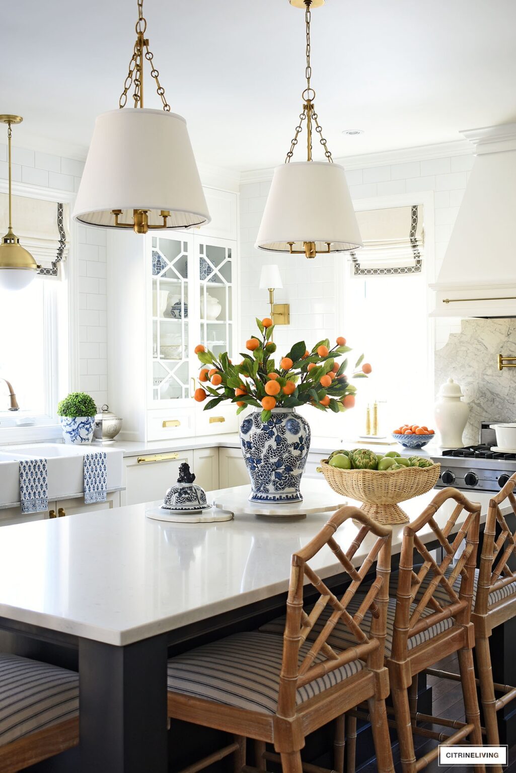 COLORFUL SPRING KITCHEN, SPRING DECORATING IDEAS + MANTELS + A COTTAGE ...