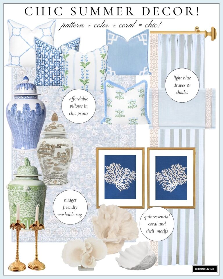 CHIC SUMMER DECORATING INSPIRATION! - CITRINELIVING